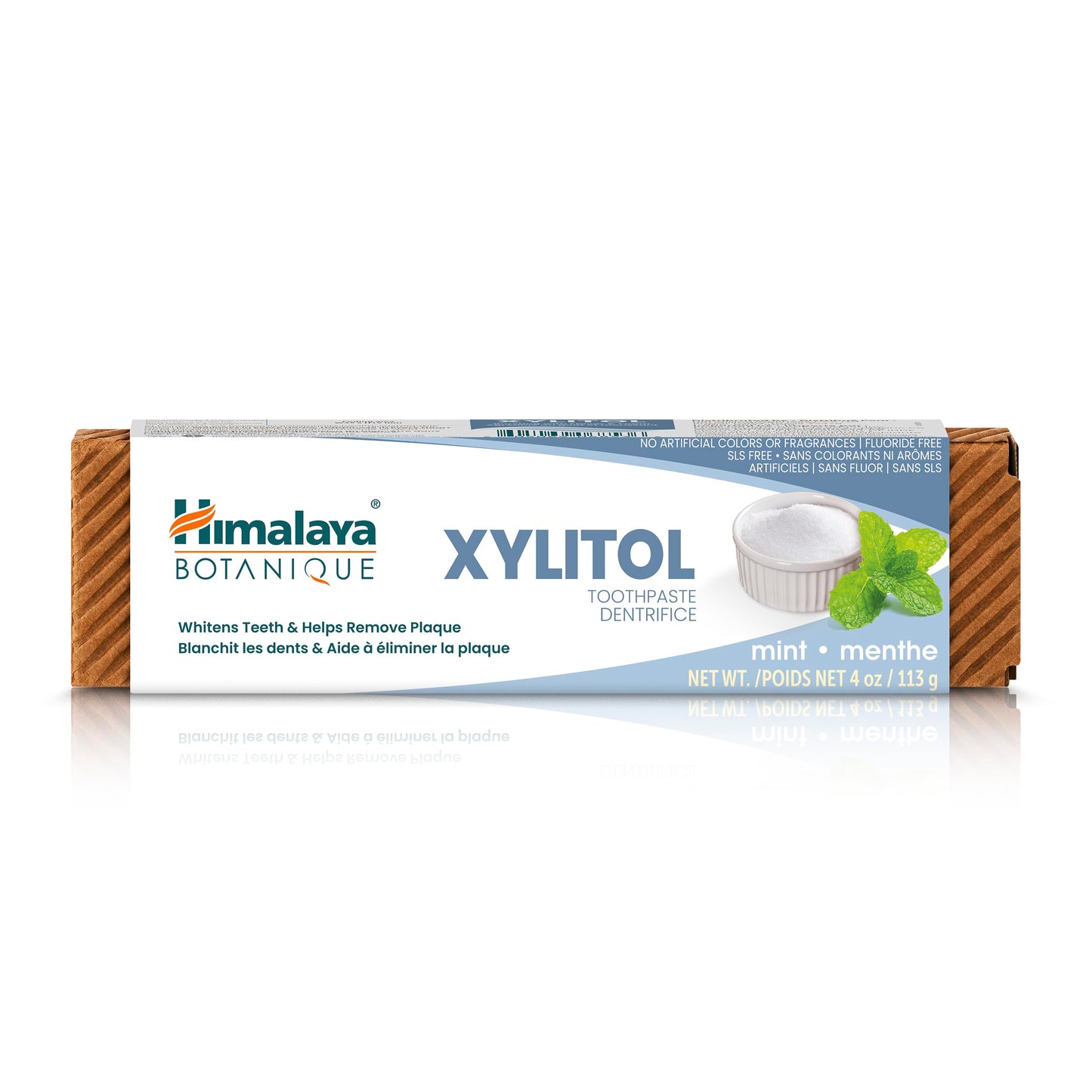 Himalaya Botanique Xylitol Toothpaste - Mint, Fluoride Free, Vegan & Gluten Free | 4 oz