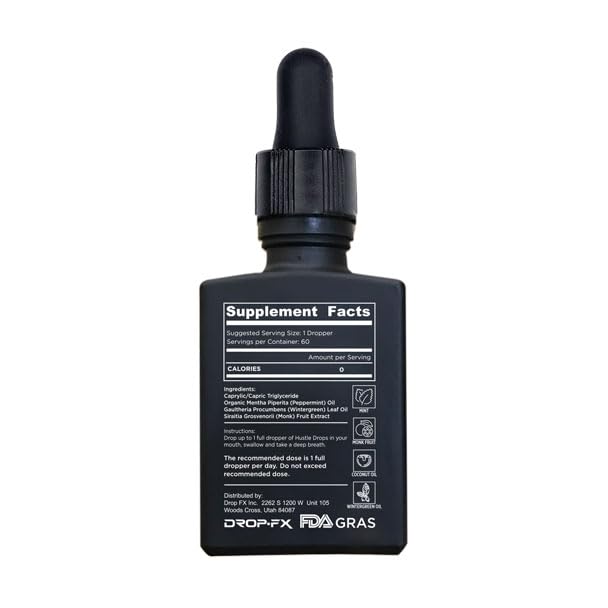 DROP FX Hustle Drops - Peppermint & Wintergreen Respiratory Support