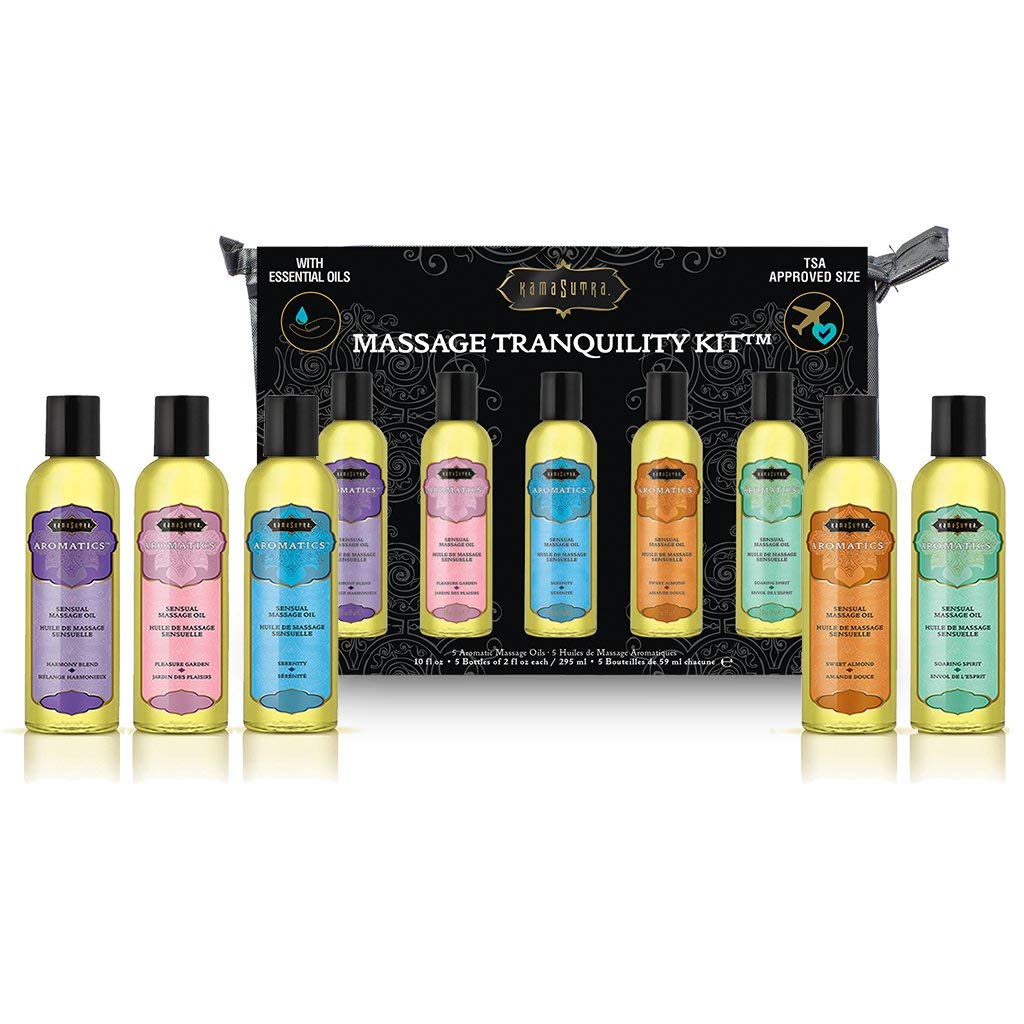 KAMA SUTRA Aromatics Massage Oils – 5 x 2 oz Set | Relaxing, Nourishing, Sensual