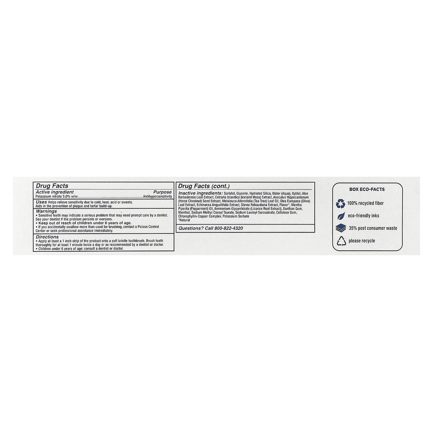Kiss My Face Sensitive Citrus Mint Gel Toothpaste – SLS Free, Fluoride Free, 4.5 oz