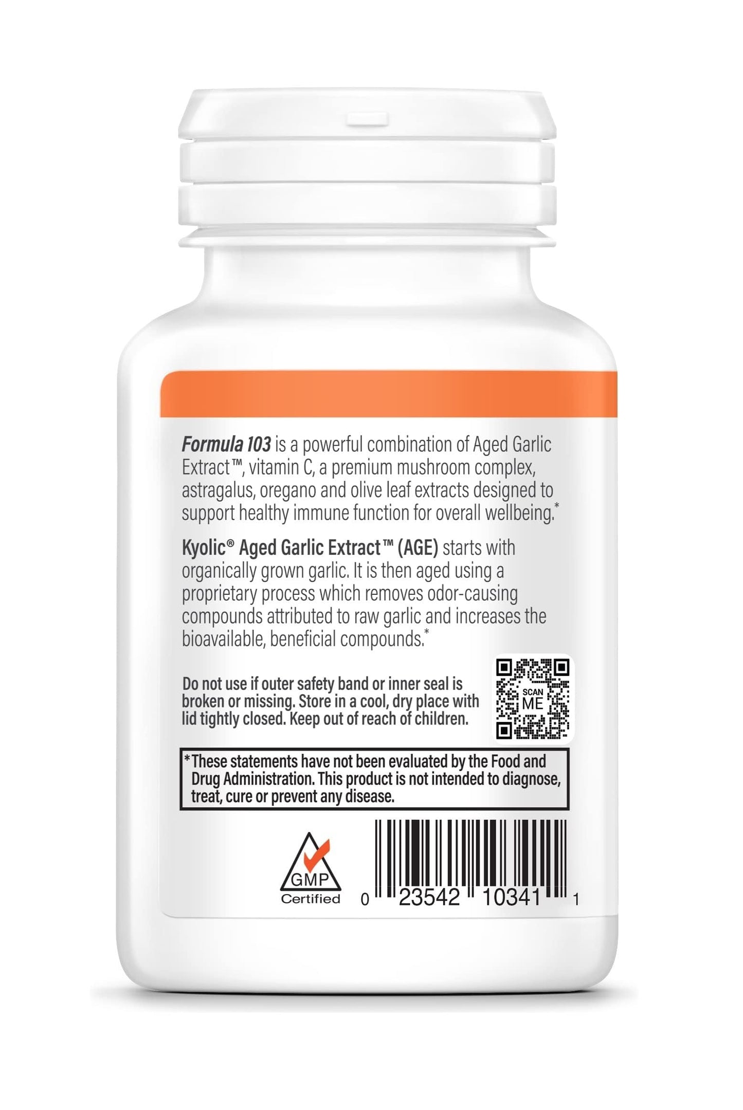 Kyolic Aged Garlic Extract Formula 103 – Immune Support* | 100 Capsules