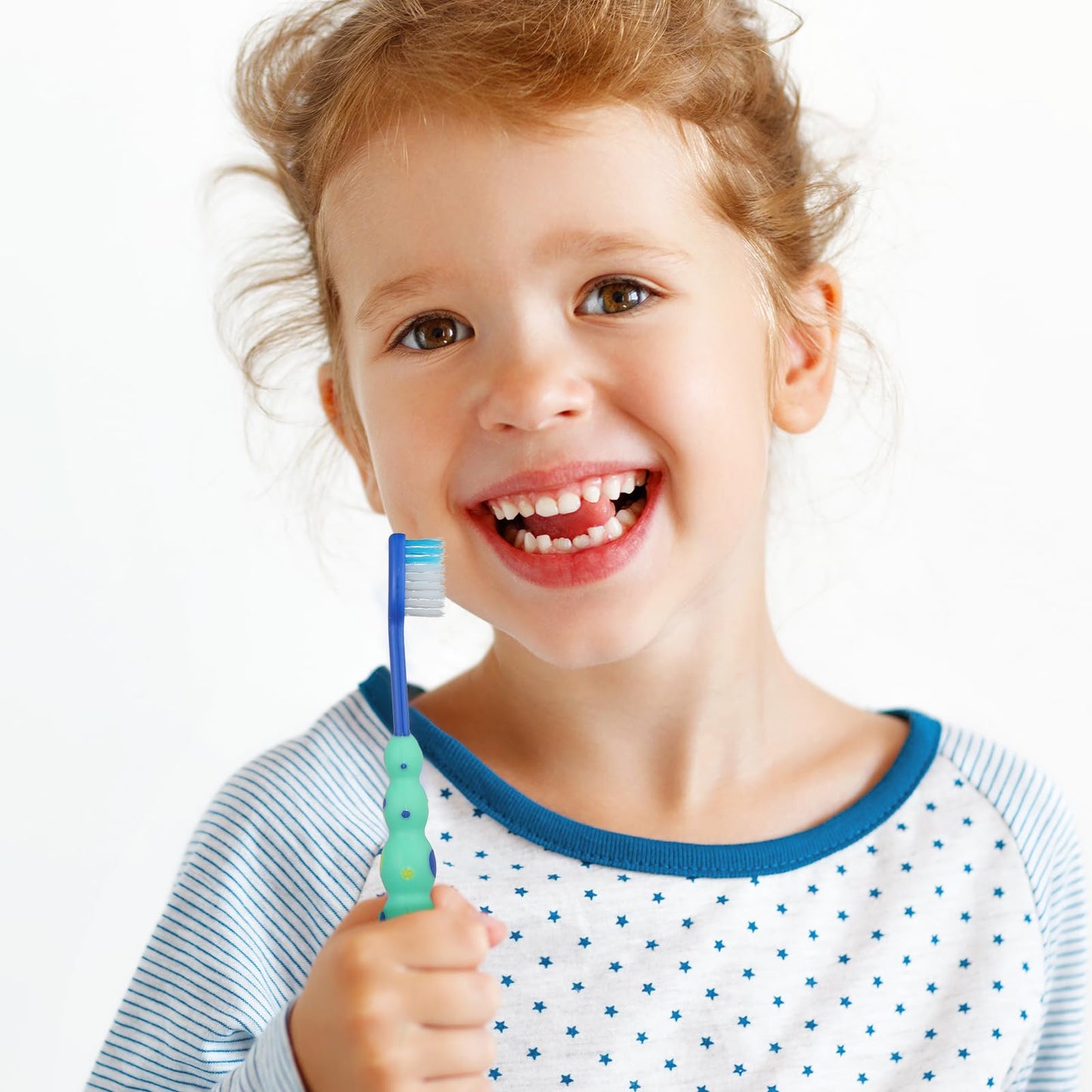 Lauwell Toddler Toothbrush Pack – 36 Soft Bristle Animal Brushes with Covers & Suction Cup