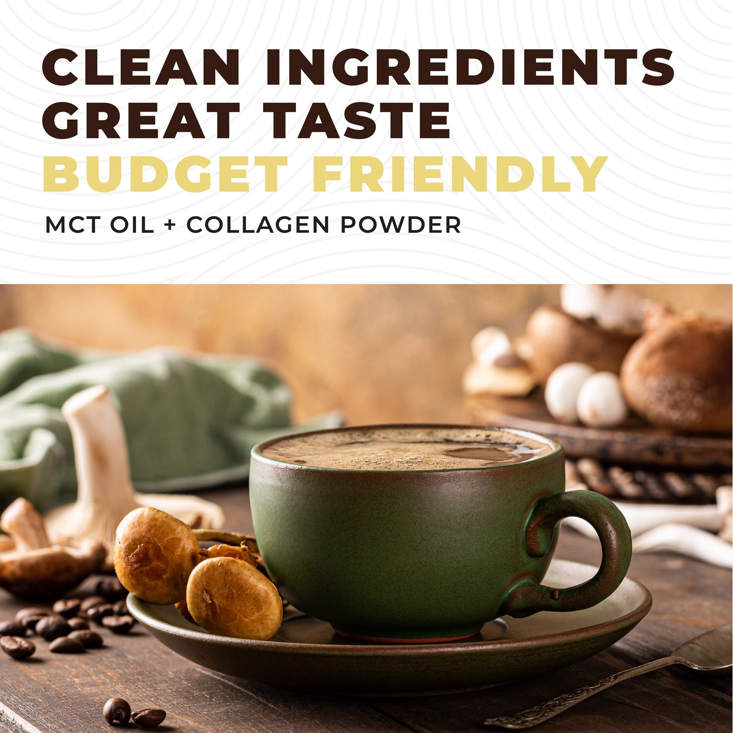 Left Coast Performance MCT Oil Powder with Acacia Fiber & Collagen – Vanilla, 16 oz
