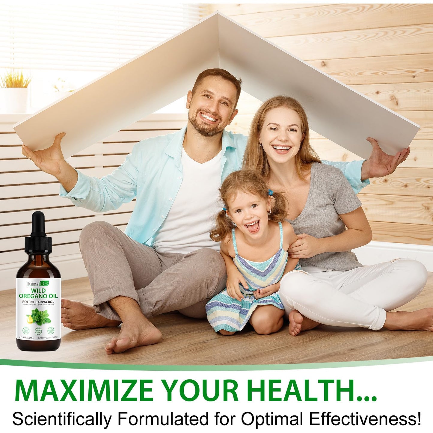 2 Pack Organic Oregano Oil Drops – Immune & Digestive Support, Non-GMO, Gluten Free, 4 fl oz