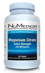 Magnesium Citrate Extra Strength 200 mg 120 Tablets