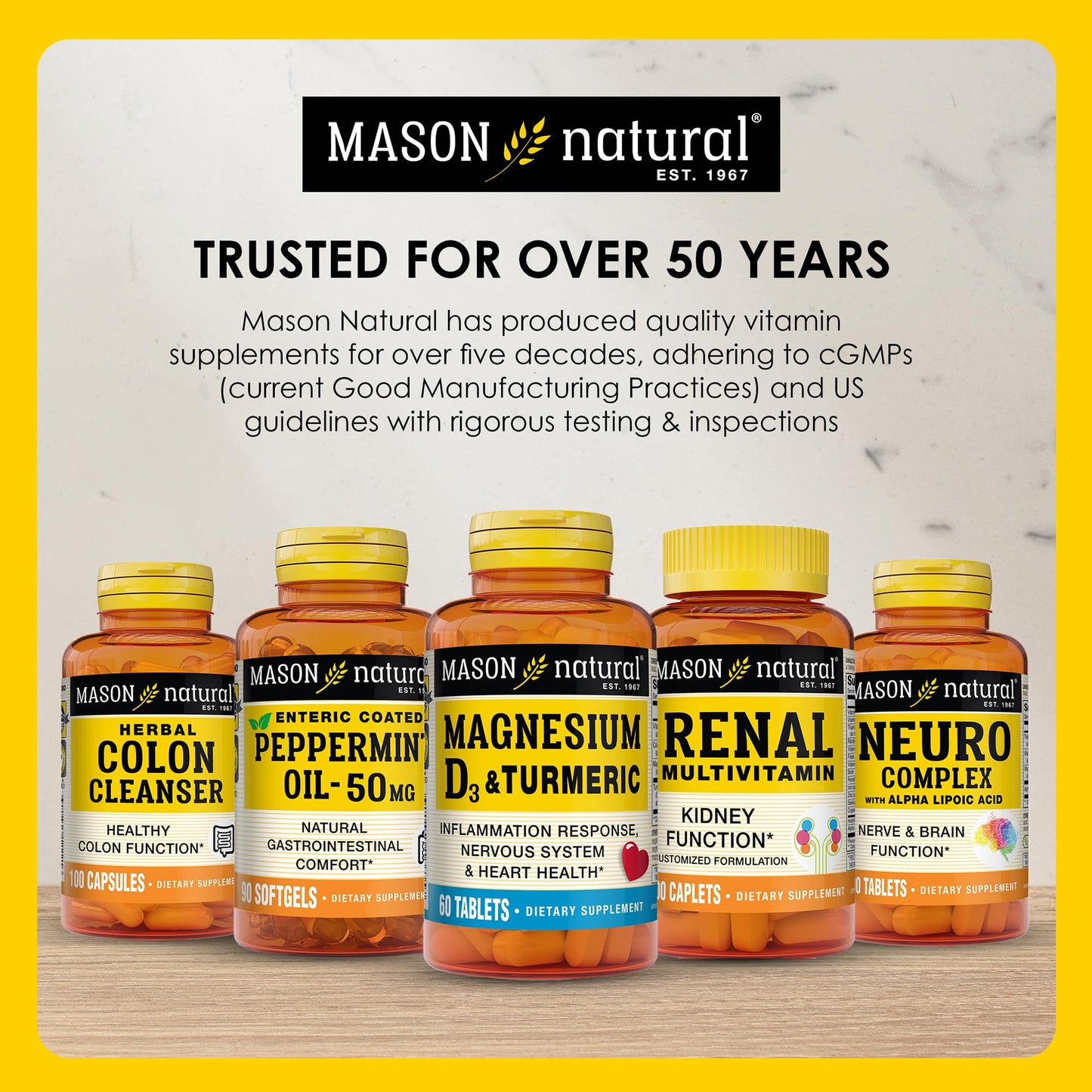 Mason Natural Ear Health Plus with B Vitamins - 50 Day Supply (Pack of 2)