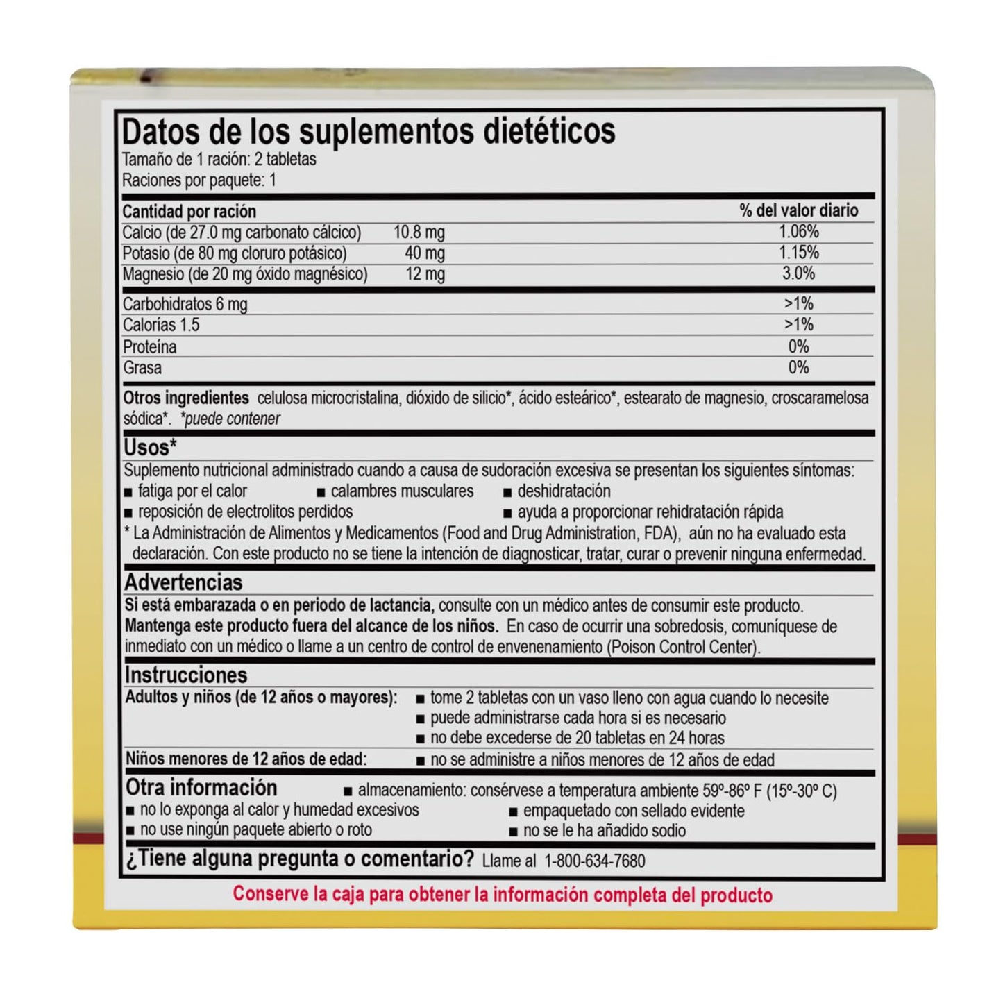 Medique Medi-Lyte Electrolyte Tablets with Potassium Chloride for Cramps - 100 Tablets