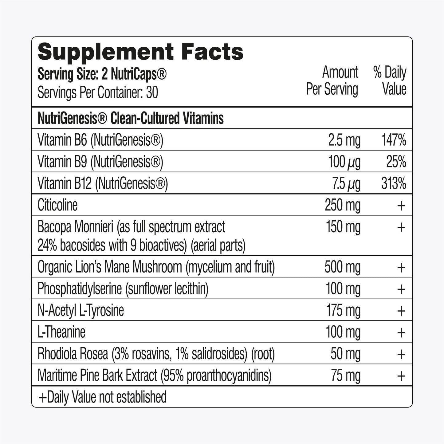 Mind Lab Pro MLP v4 Universal Nootropic – Focus, Memory, Clarity, Energy – 60 Count, Plant-Based, Made in USA