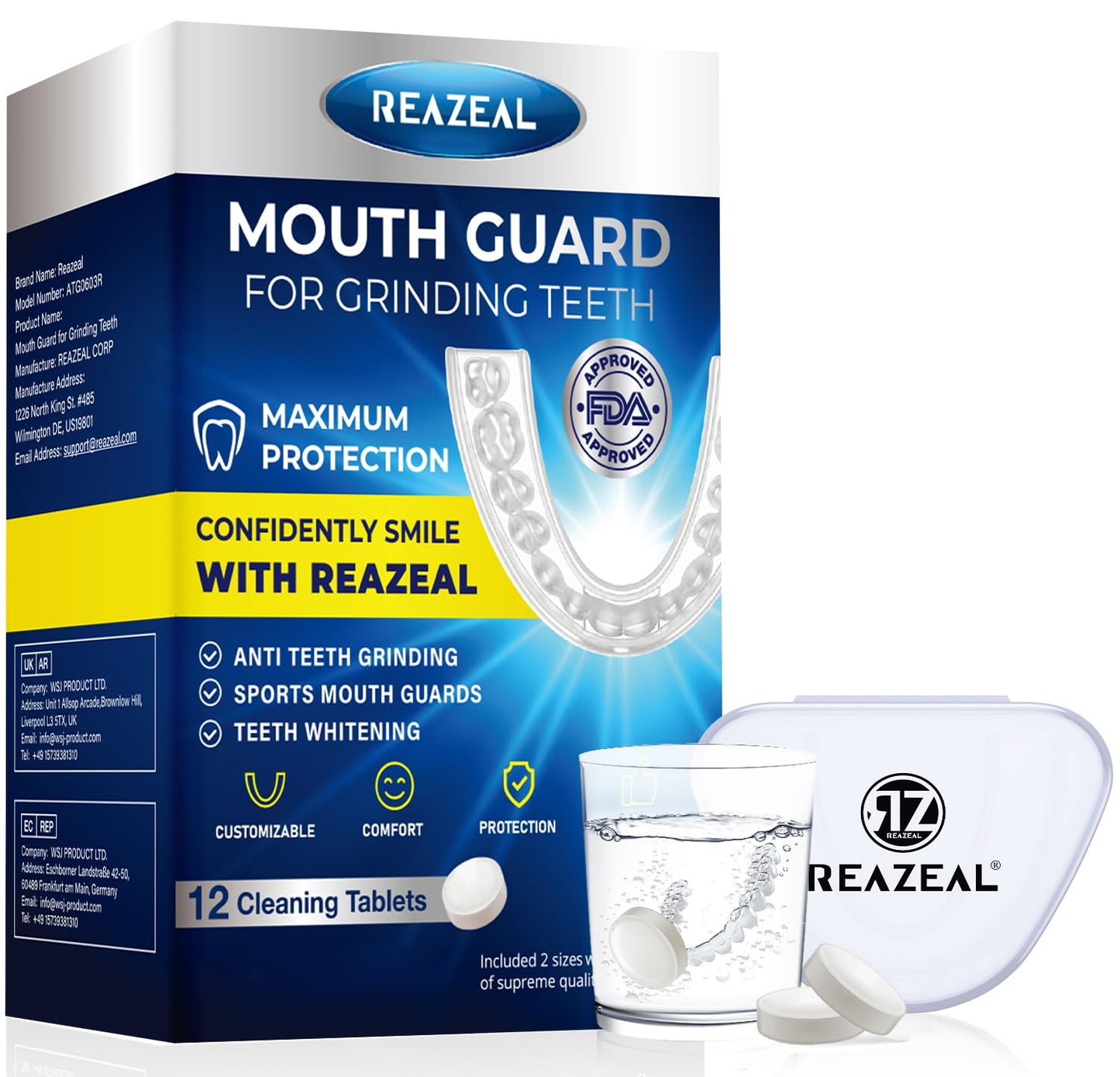 Mouth Guard for Grinding Teeth at Night — 7 Count Night Guard