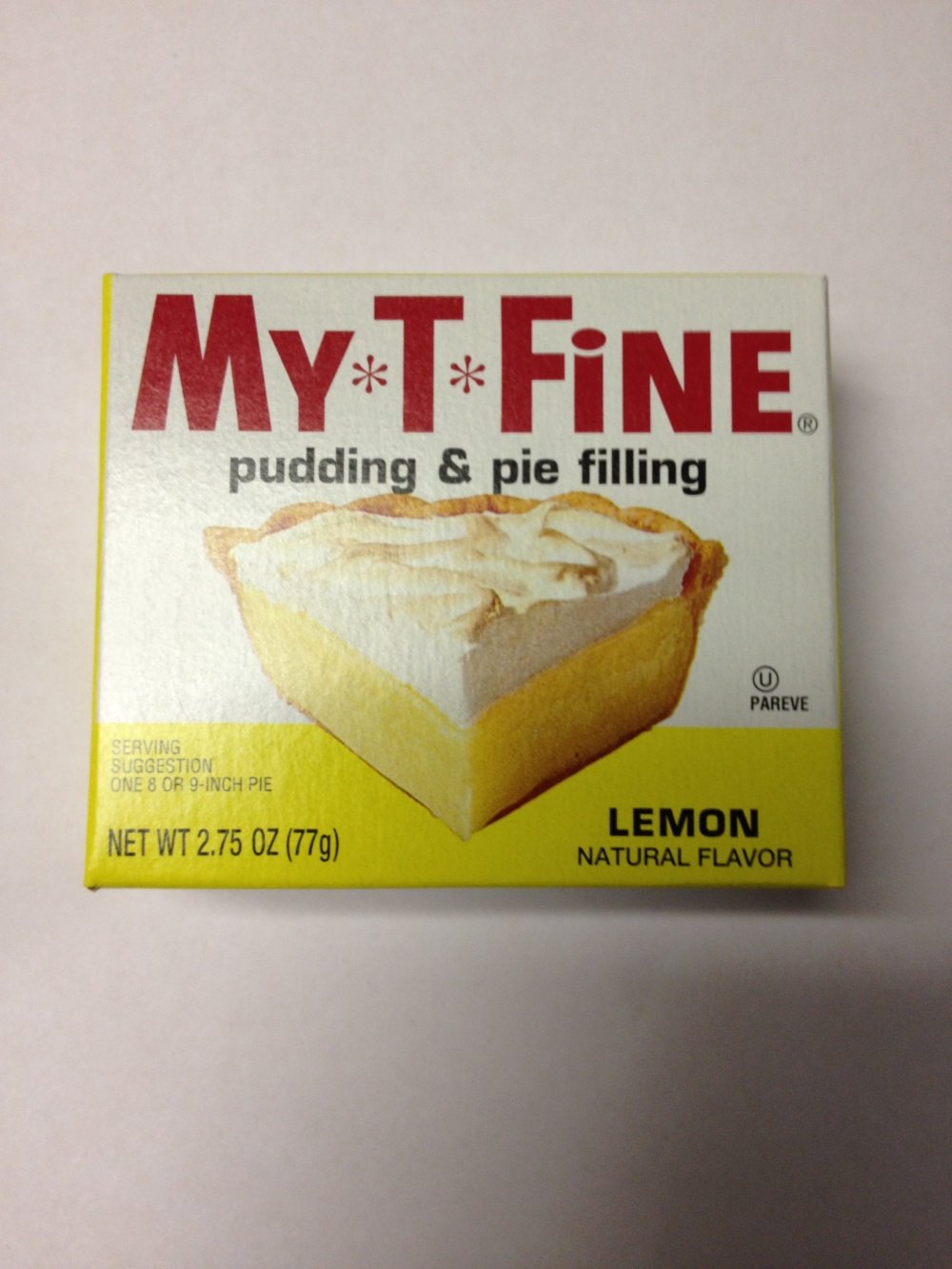 My T Fine Pudding (Lemon, 4 Servings) - Kosher