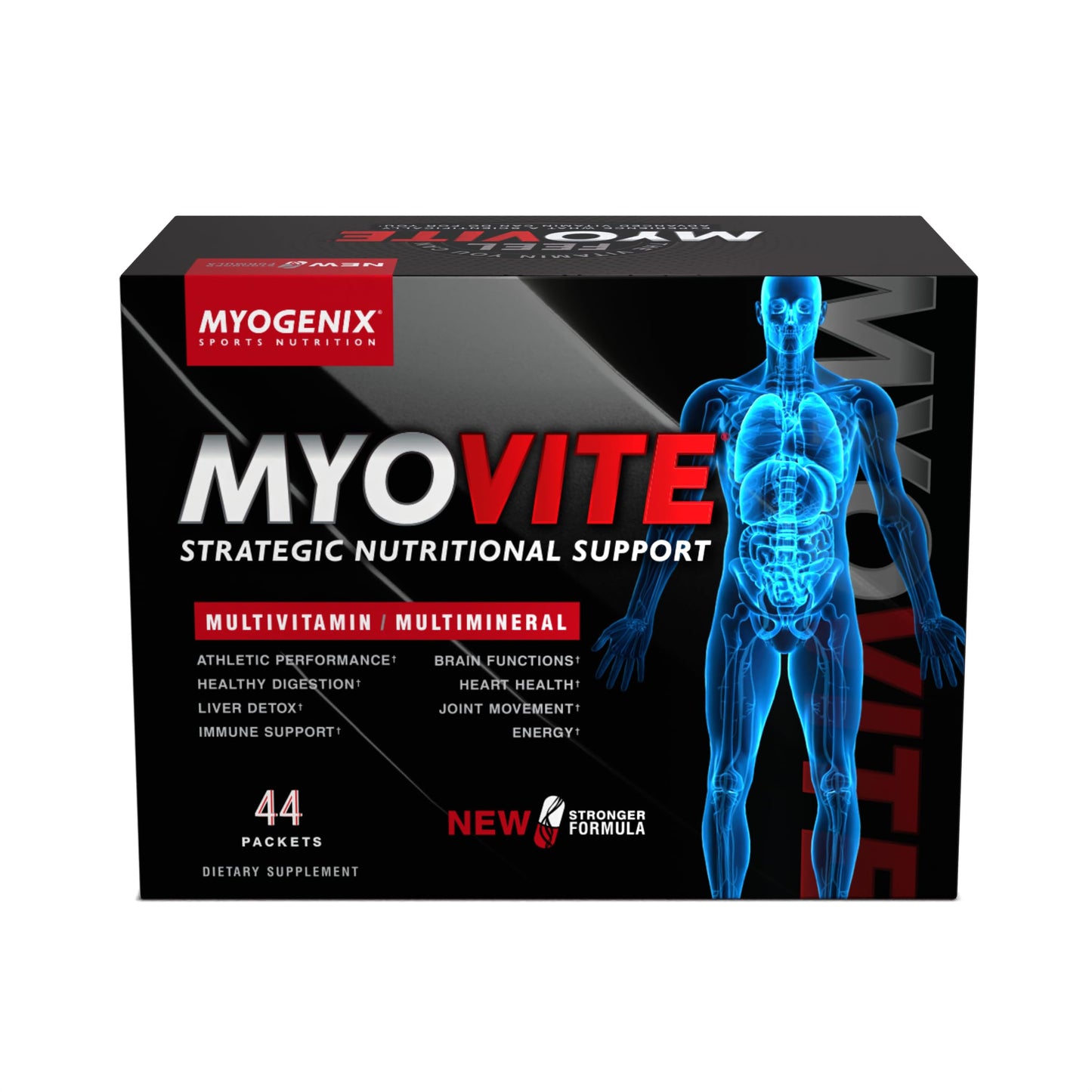 Myogenix Myovite Multivitamin – Daily Pack for Athletes – 44 Convenient Packets
