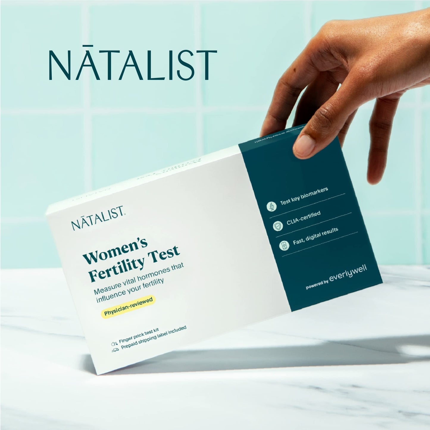 Natalist Women's Fertility Test - At-Home Kit by Everlywell | Clinically Reviewed