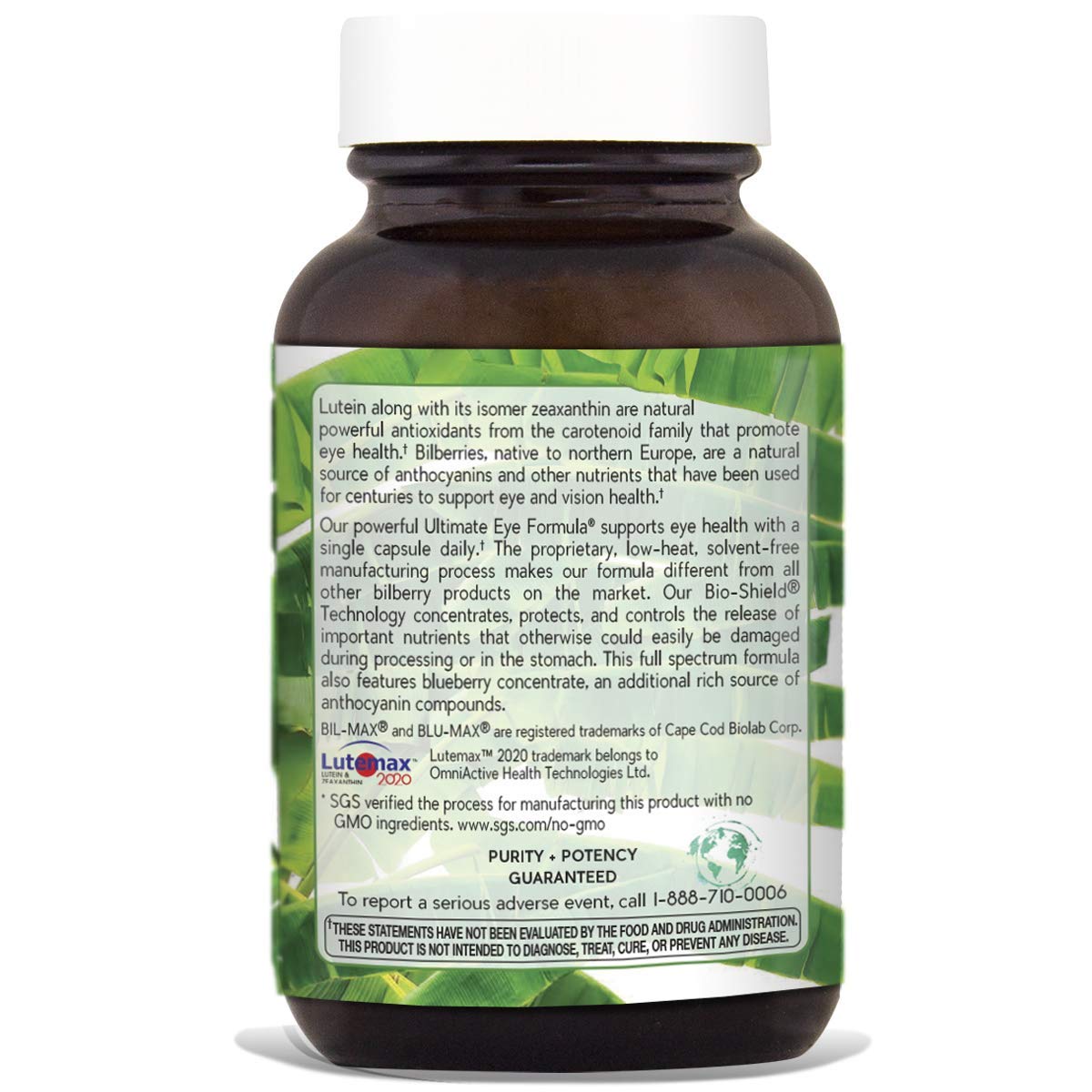 Natural Nutra Eye Health - Bilberry & Blueberry for Day & Night Vision