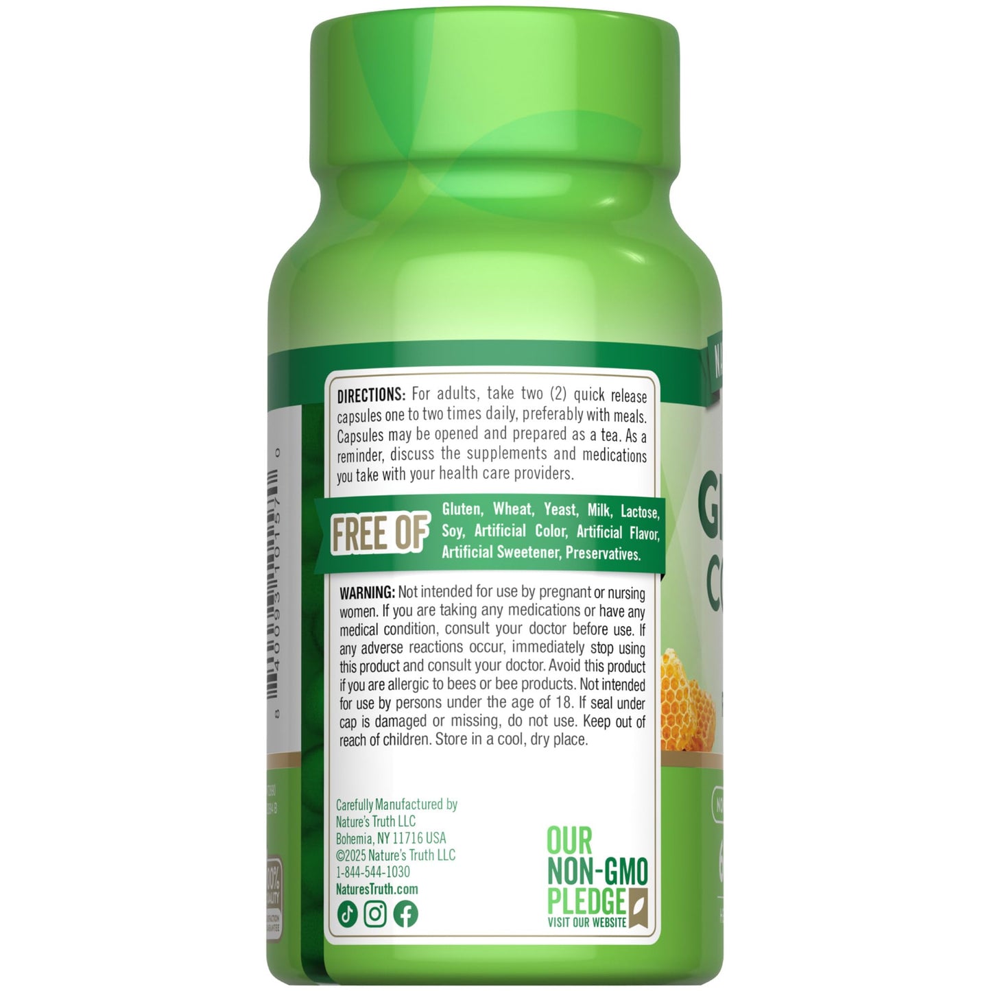 Nature's Truth Super Ginseng Complex | 60 Capsules | Royal Jelly Included | Non-GMO & Gluten Free