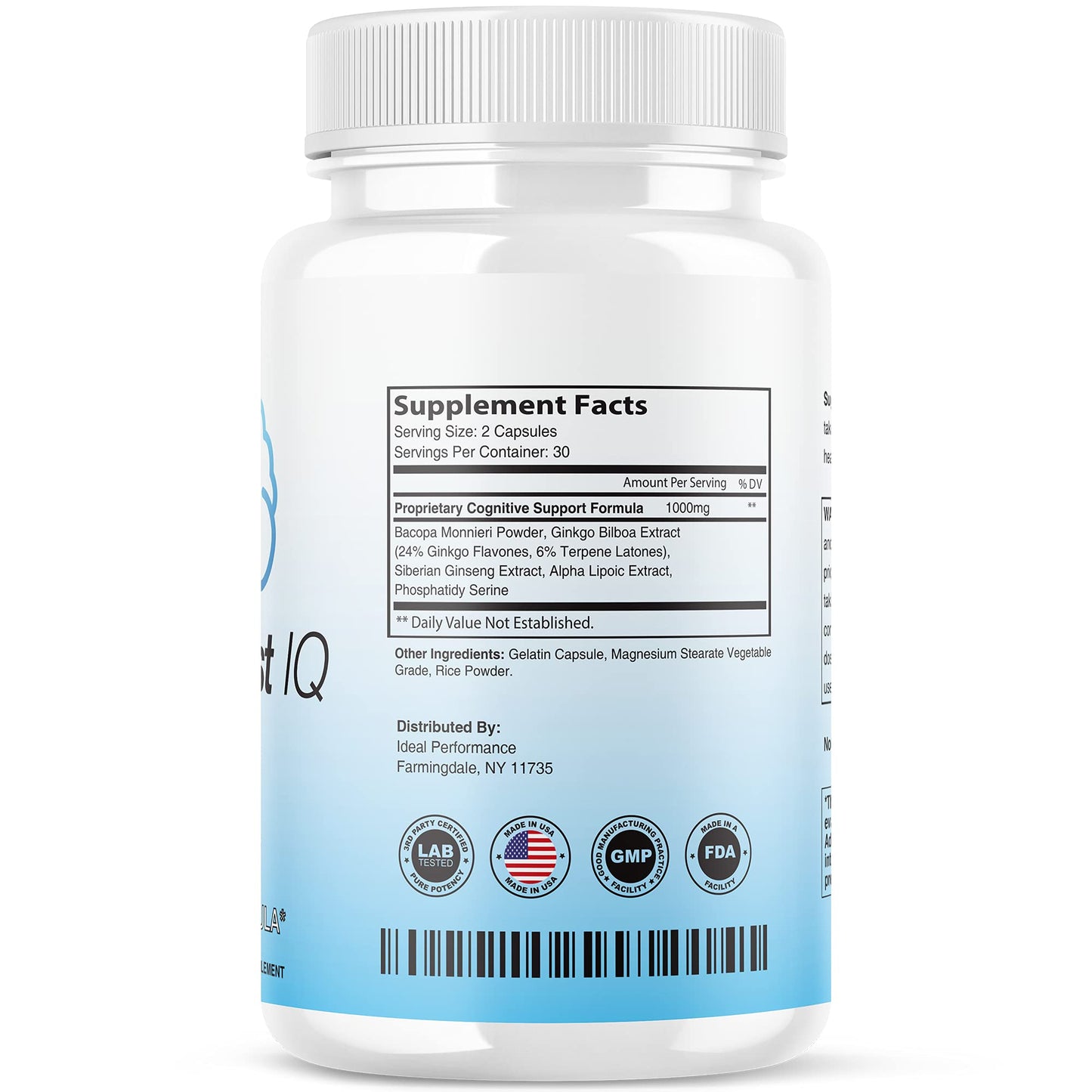 (3 Pack) Neuro Boost IQ Supplement – Brain Pills (180 Capsules) | Neuro Booster Neuroboostiq