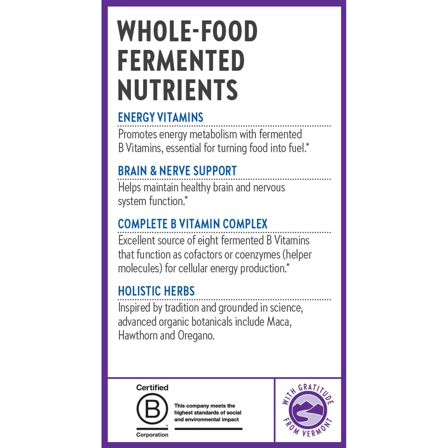 New Chapter Vitamin B Complex – Fermented Coenzyme B, Organic 90 ct