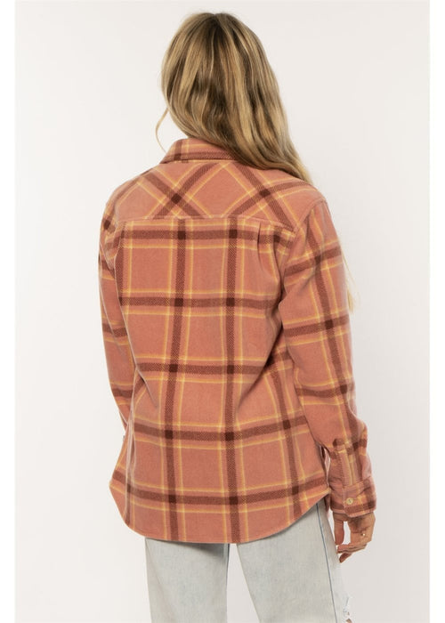 Sisstrevolution Nights Ls Wvn Fleece Top