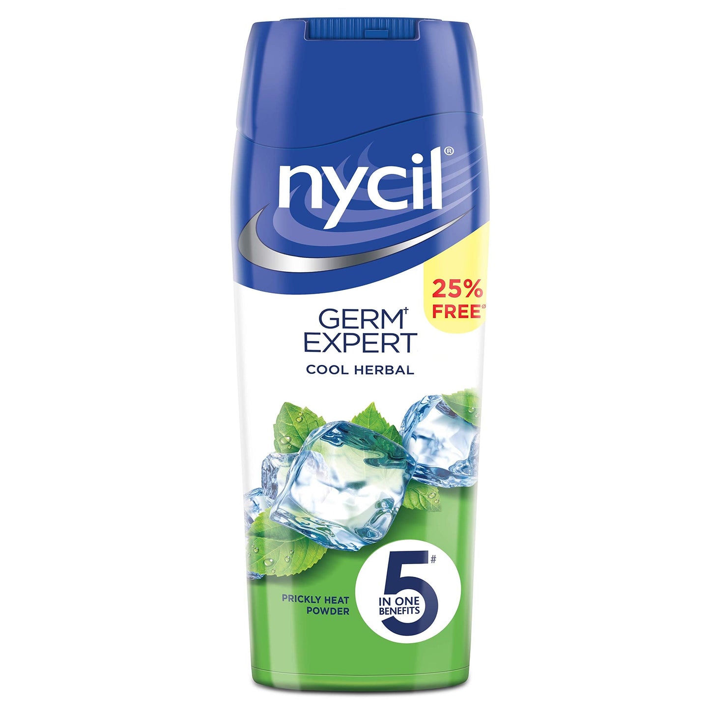 Nycil Cool Herbal Prickly Heat Powder with Neem & Pudina – Instant Cooling (150g)
