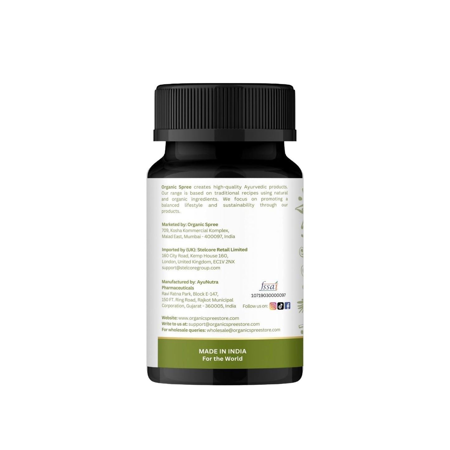 ORGANIC SPREE Kaishor Guggulu 120 Tablets – Supports Healthy Joints, Ayurvedic Formulation, Certified Vegetarian