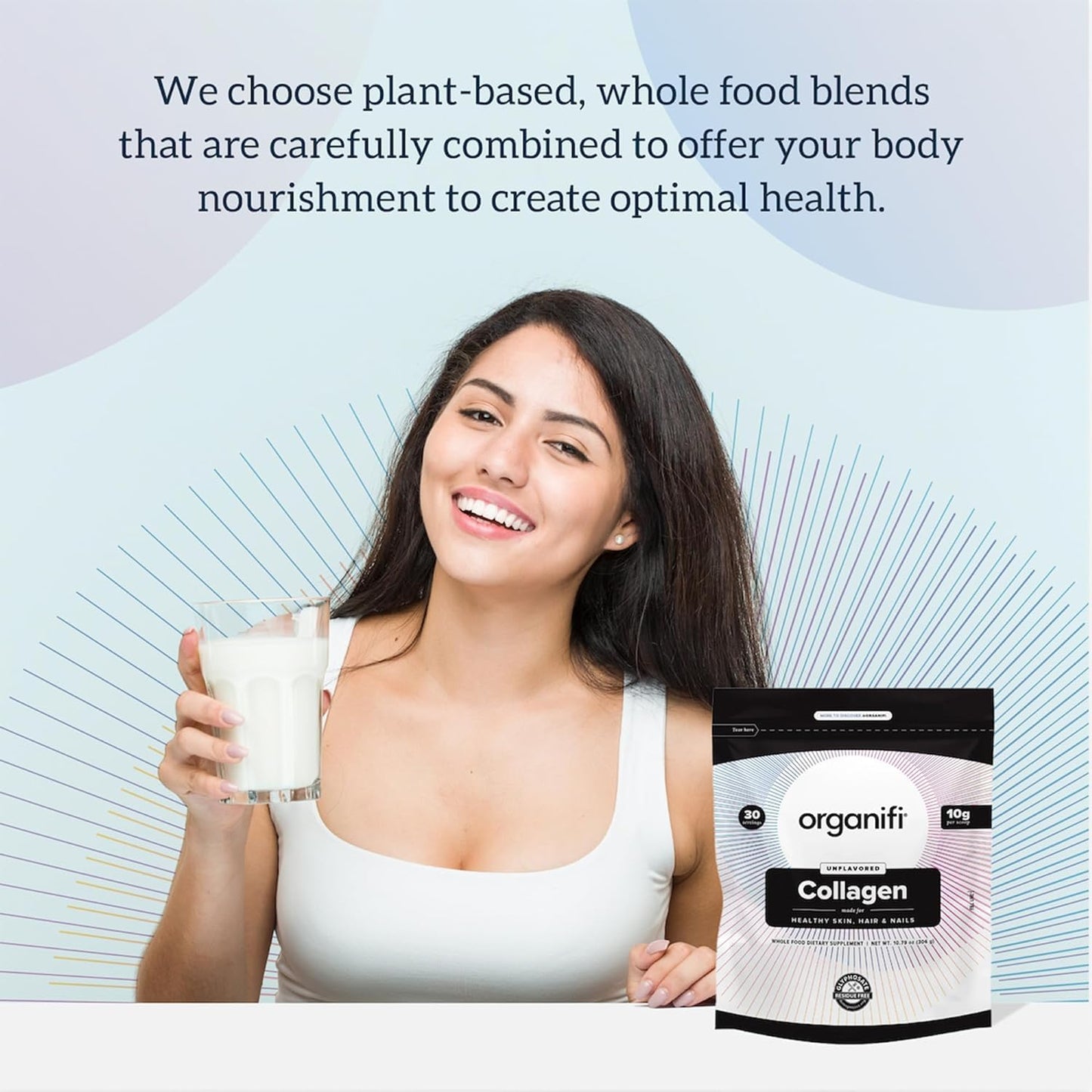 Organifi Collagen Powder – Fuller Hair, Radiant Skin, Stronger Nails