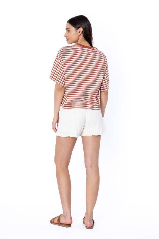 Sisstrevolution Emma Wood Knit SS Top