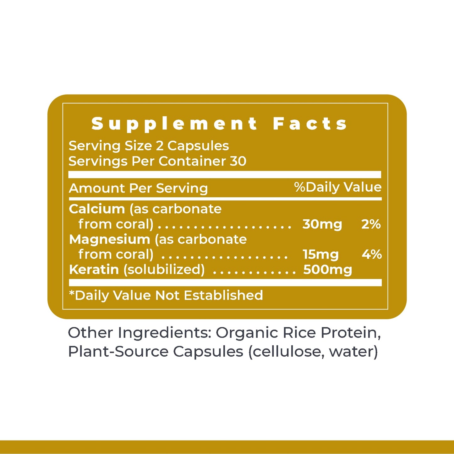 Premier Research Labs Hair, Skin & Nails Keratin Supplement – 60 Vegetarian Capsules