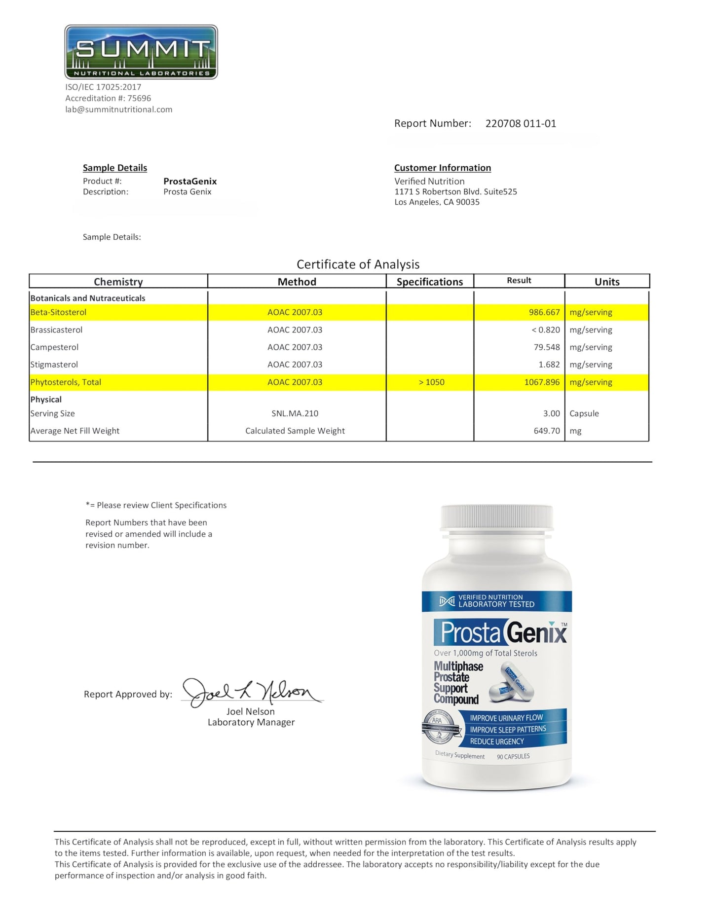 ProstaGenix Multiphase Prostate Supplement – 90 Capsules | Featured on Larry King Show, 1M+ Sold