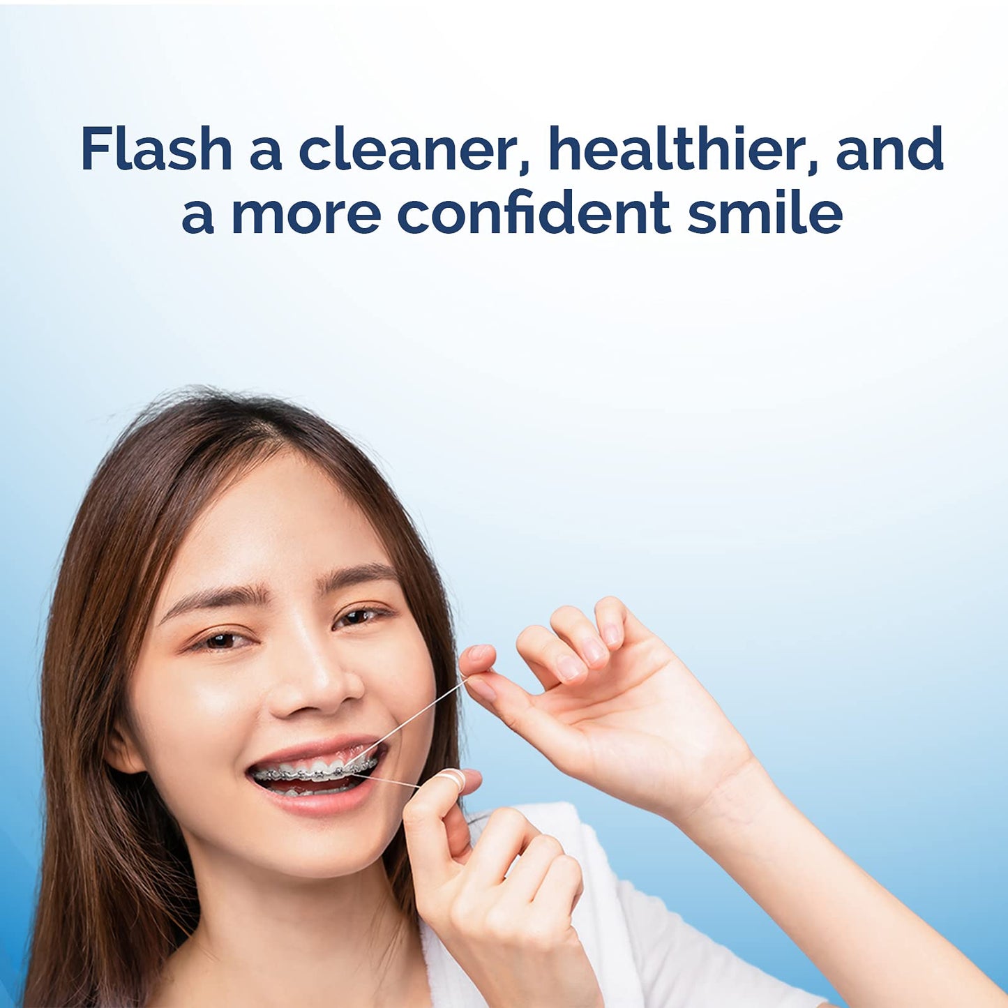ProxySoft 3-in-1 Floss - 2pk (200 Strands) | Orthodontic Dental Floss for Braces