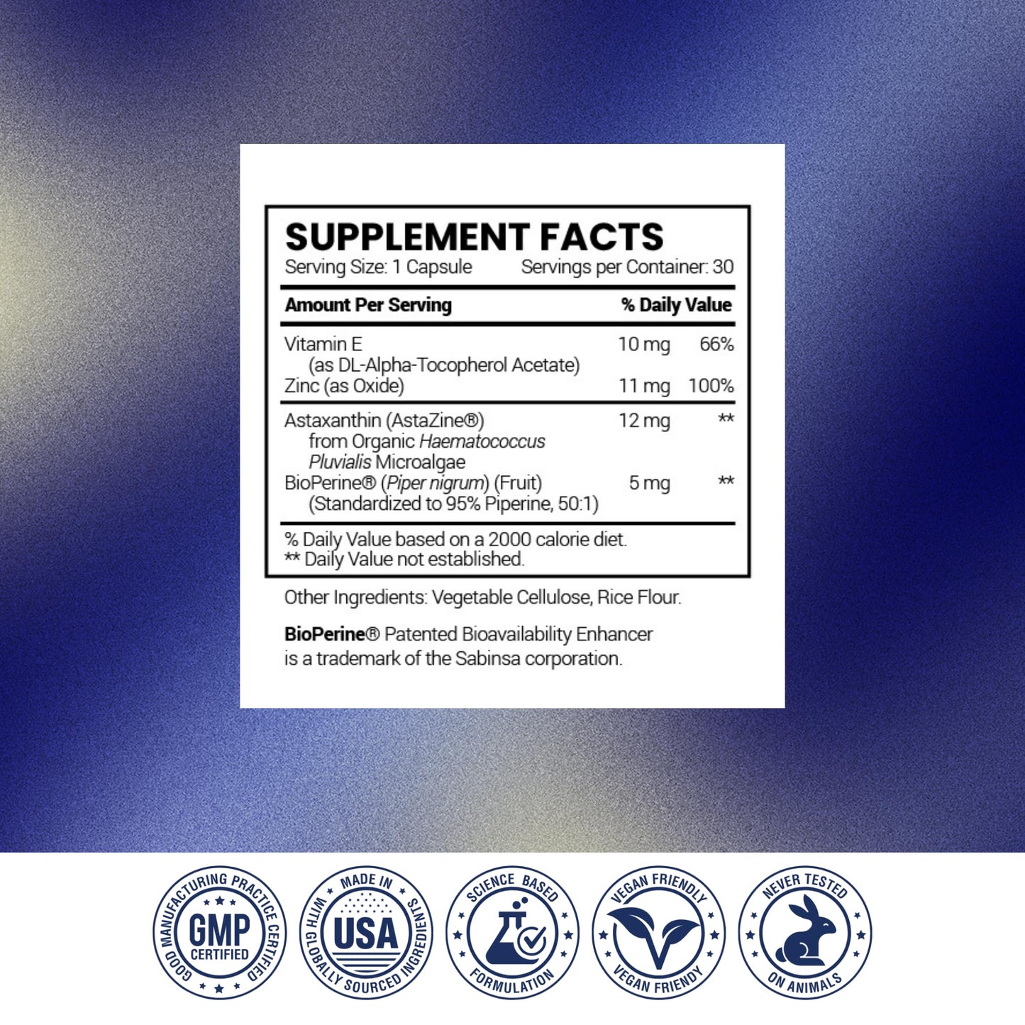 Research Verified Astaxanthin – Powerful Antioxidant for Skin, Eyes, Brain, Heart | 30 Capsules