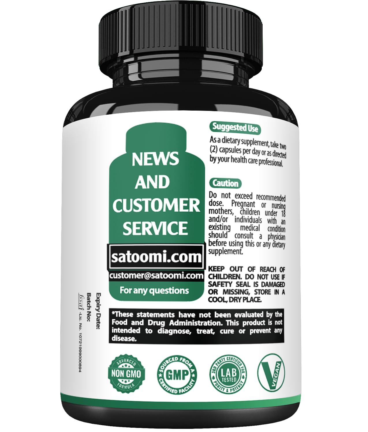 Satoomi NAD Supplement for Women – NR Nicotinamide Riboside 900mg + Resveratrol, 60 Count