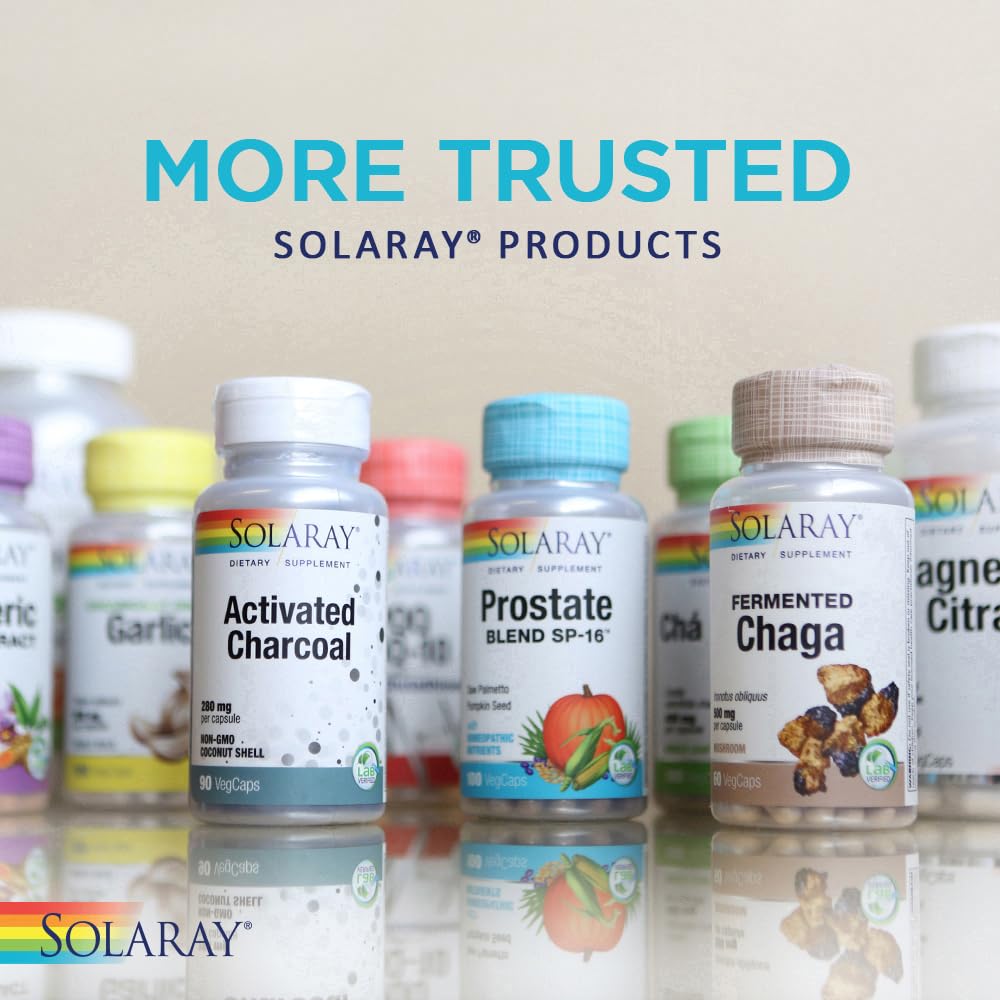 SOLARAY Ginger Trips Travel Aid - Ginger Root Extract | 60 Chewables