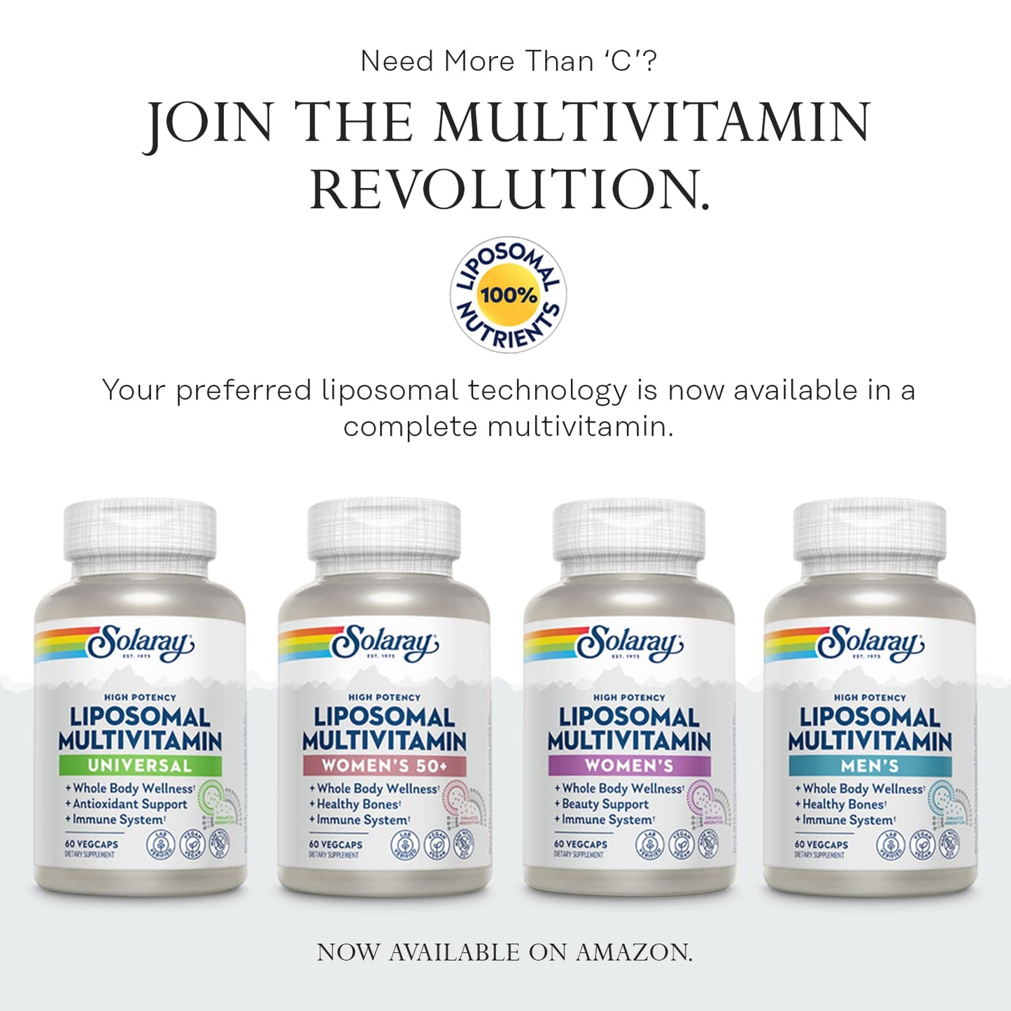 SOLARAY Mega Vitamin B-Stress — Timed Release B-Complex with B12, B6, Folic Acid & Vitamin C | Vegan, 60-Day Guarantee