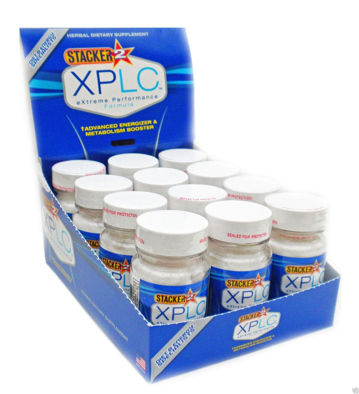 Stacker 2 XPLC Carton (12) 20ct Bottles (240 Total) | Thermogenic Fat Burn