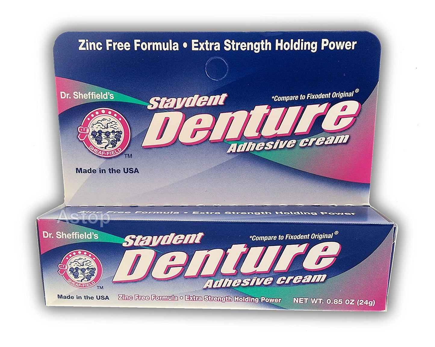 Dr Sheffield's STAYDENT Extra Strength Denture Adhesive Cream 0.85 oz