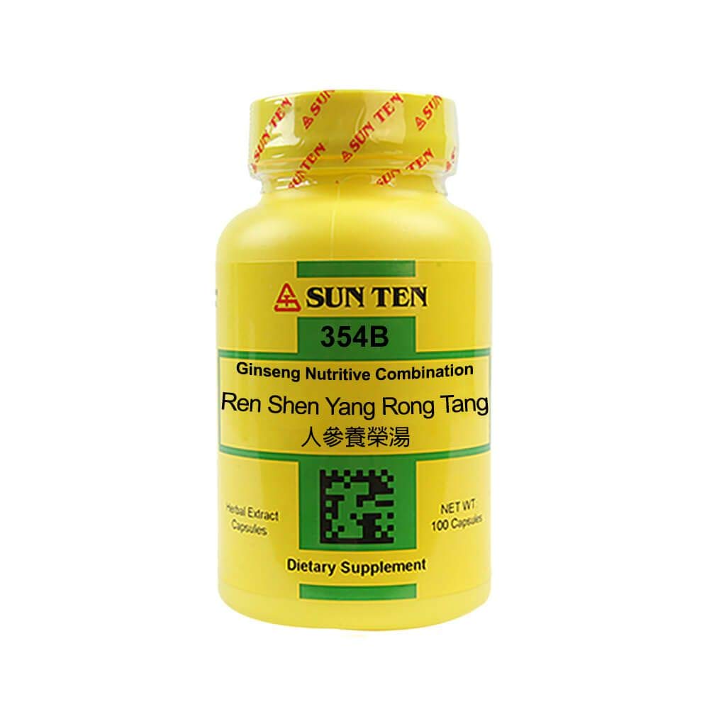 Sun Ten - Ginseng Nutritive Combination Capsules / Ren Shen Yang Rong Tang / 人參養榮湯