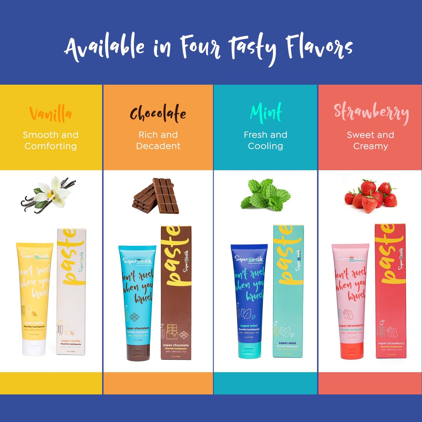 SuperMouth Fluoride Toothpaste for Adults & Kids | Cavities, Whitening, Nano Hydroxyapatite