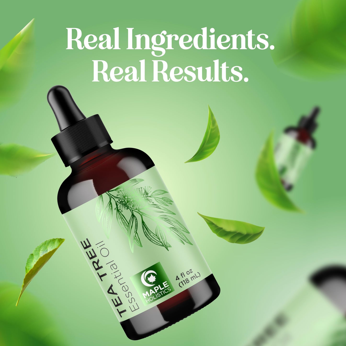Pure Tea Tree Oil 4 oz – 100% Pure & Undiluted (Hair, Skin & Nails)