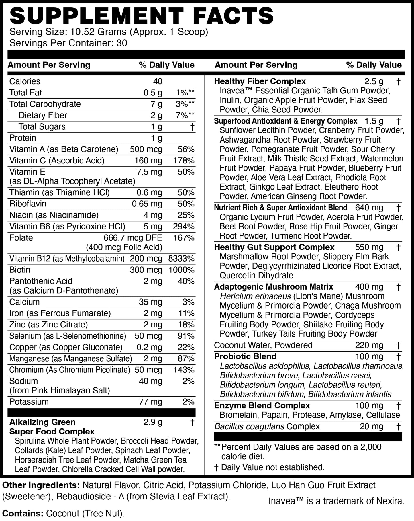 TERRA ORIGIN Healthy Greens Powder Blend | Immune & Digestive Health Support | Kiwi Strawberry | 30 Servings