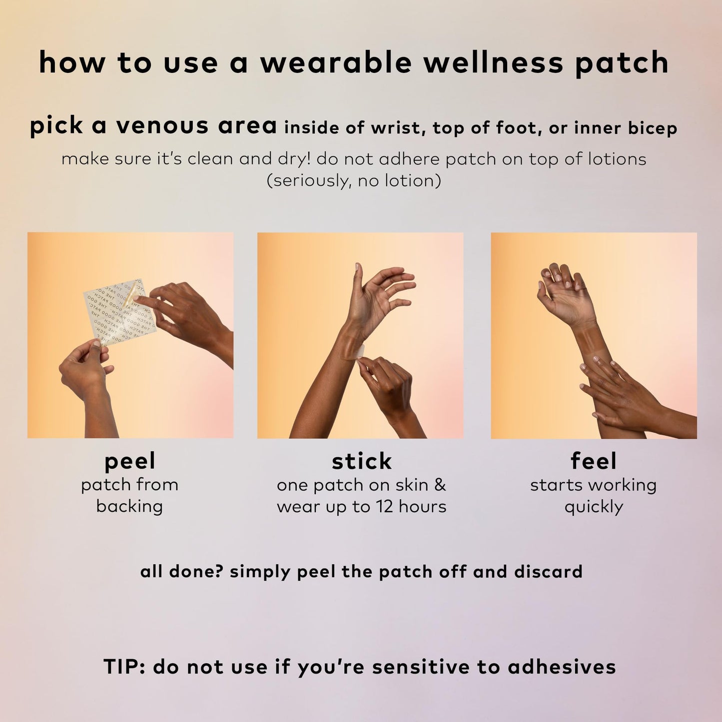 The Good Patch Desire Patches – Get in the Mood, Plant-Powered Wellness (24 Patches)