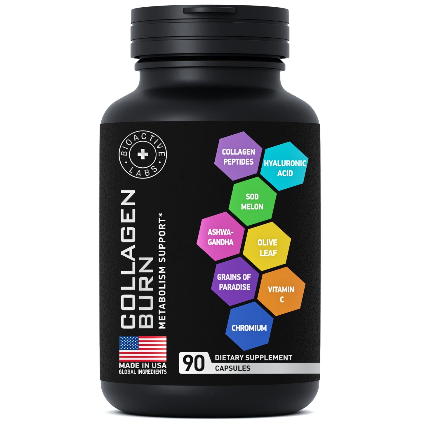 Thermogenic Multi Collagen Burn Capsules – Hydrolyzed Collagen Peptides + Hyaluronic Acid (2-Pack)