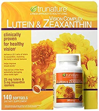 Trunature Lutein & Zeaxanthin Softgels – Vision Support, 140 Count