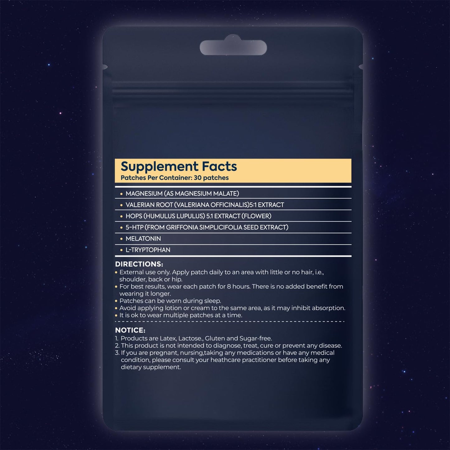 Velzara Natural Sleep Patches Support A Peaceful Nights – Gentle & Convenient – 30 Patches