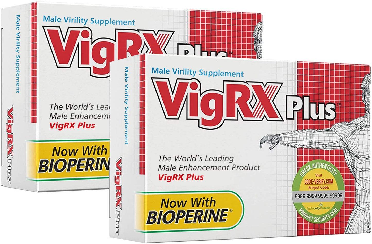 VigRX Plus - Male Virility Herbal Supplement - 60 Tablets (2 Box)