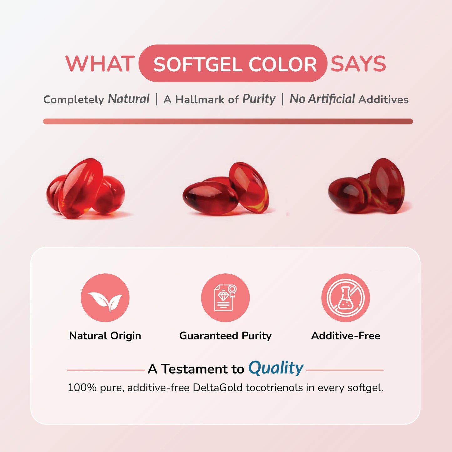 Wellness Extract Annatto Tocotrienols Vitamin E Supplement – Tocopherol-Free, Non-GMO, Gluten-Free, 300 mg, 60 Softgels
