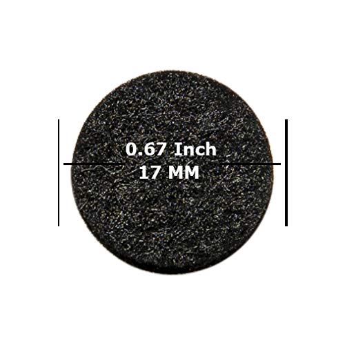 Wild Essentials Refill Pads – 60pcs, 17mm x 3mm, Jet Black