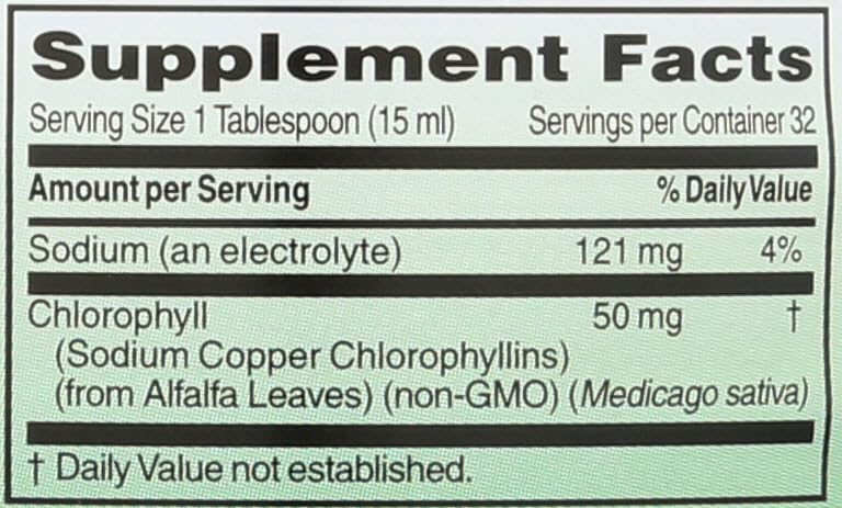 World Organic Liquid Chlorophyll Mint - 50 mg, 16 fl oz