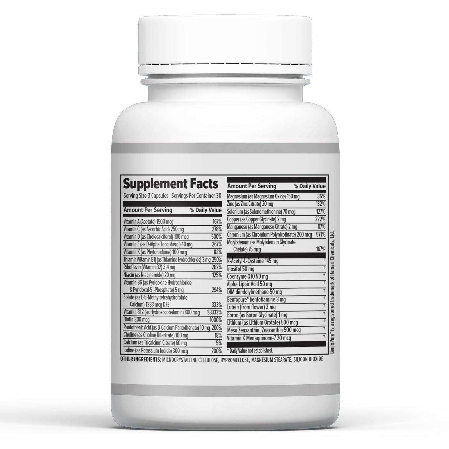 10X Health System Optimize Multivitamin for Men – 90 Capsules | 34-in-1 Methylated Formula, 5-MTHF, NAC, 800 mcg B12