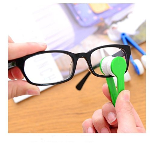 12 pcs Mini Eyeglass Microfiber Cleaner Brush Set - Random Color | The Flash Store