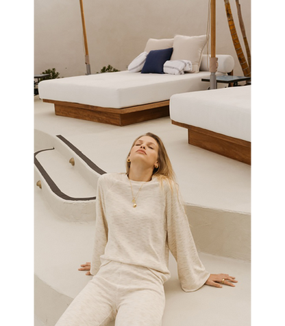 Amuse society Out of office knit pullover