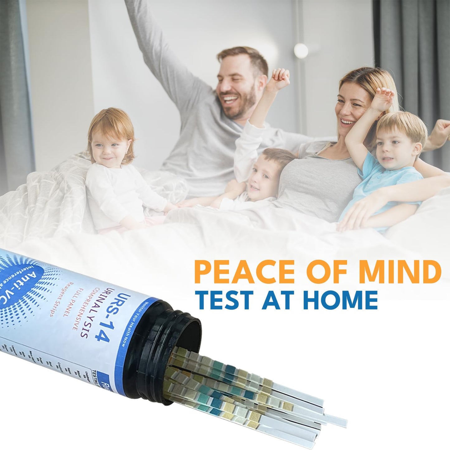 14-URS Reagent Test Strips 120 ct – Urinalysis & UTI Detection, At-Home Use (60s Results)
